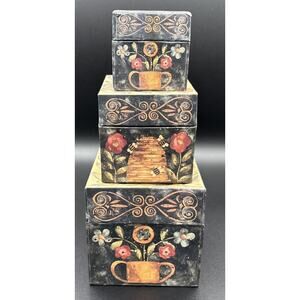 Bob’s Boxes Primitive Homestead Set Of 3 Nesting Boxes